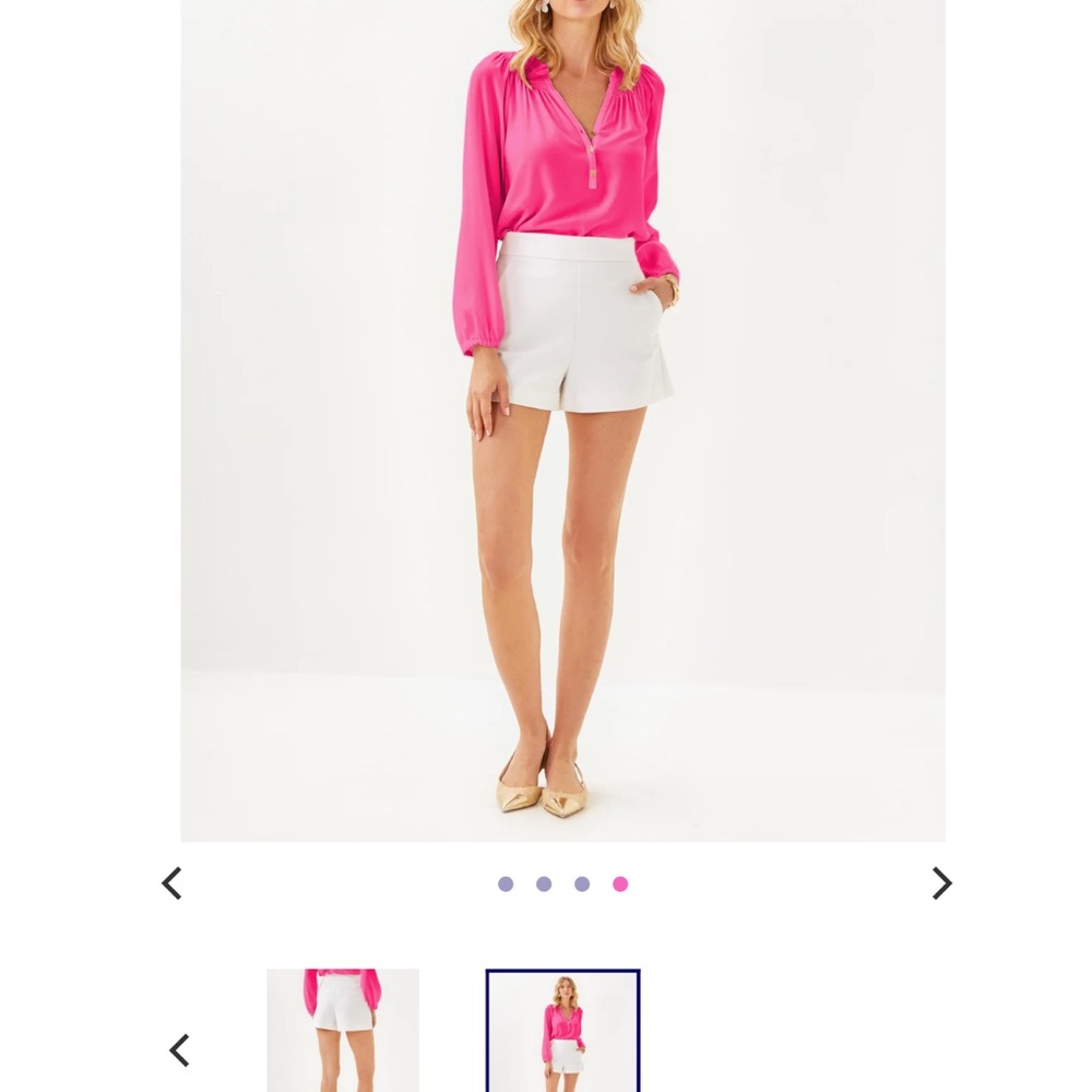 Lilly Pulitzer Sarissa stretch dress shorts size 12 Like New! Worn once!